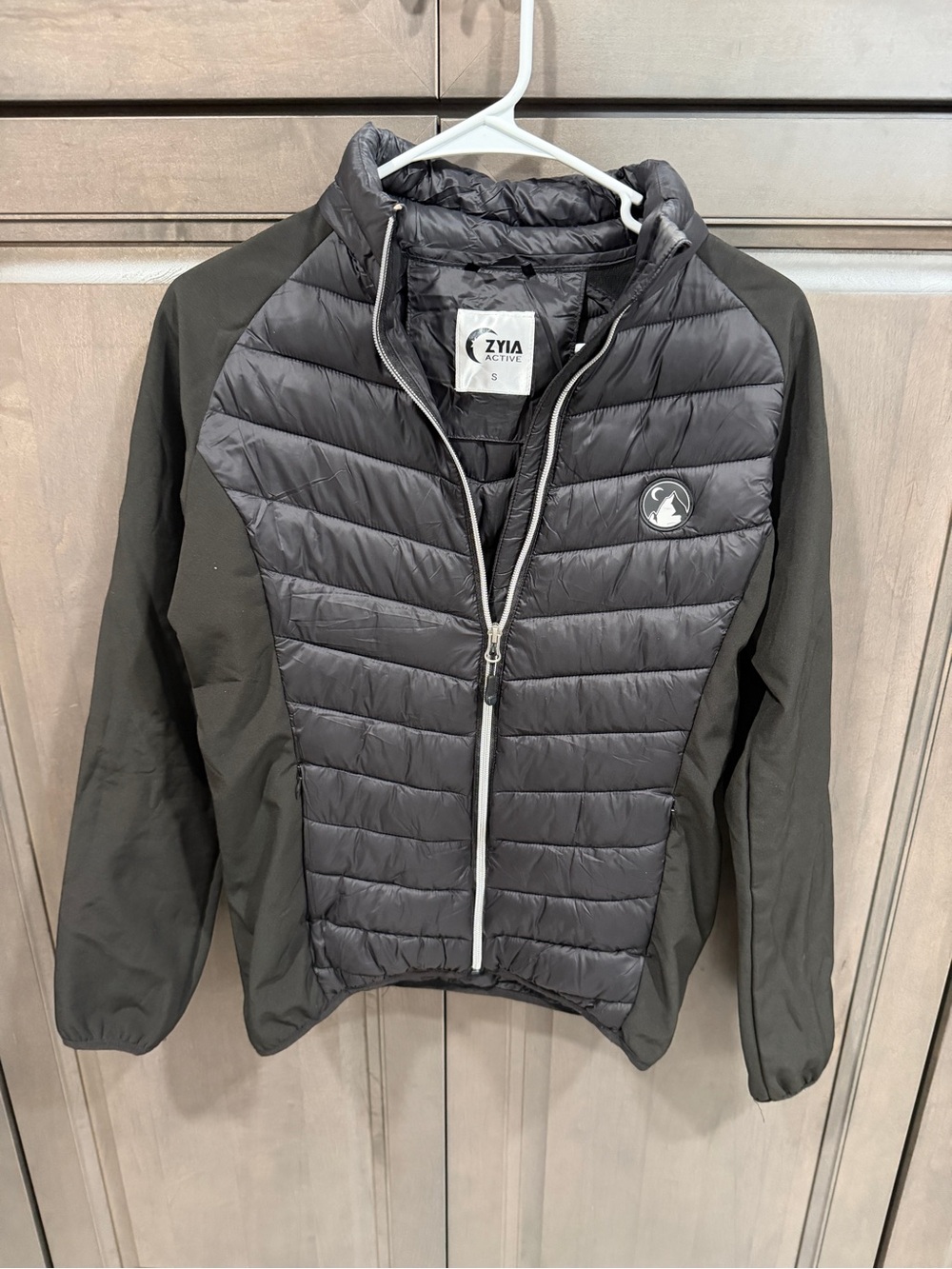 Zyia Active Black Whistler Hybrid Jacket
